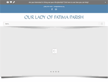 Tablet Screenshot of olfatima.org