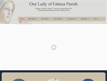 Tablet Screenshot of olfatima.ca